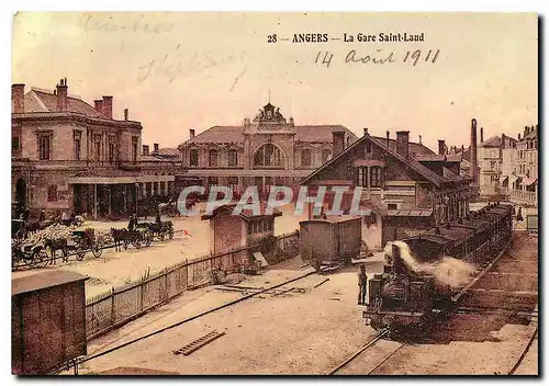 Cartes postales moderne Angers La Gare Saint Land