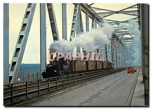 Cartes postales moderne Locomotive DSB F 694 Lillebaeltsbroen