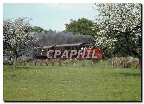 Cartes postales moderne Loc 2 1926 met train kort na vertrek uit Boekelo richting Haaksbergen