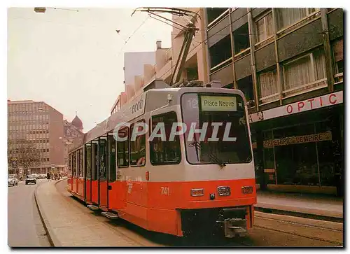 Cartes postales moderne Tram Be 4 6 no 741 Dueweg Vevey BBC