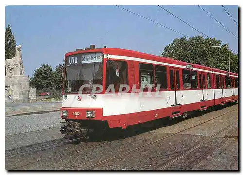 Cartes postales moderne Rheinbahn Tw 4262 am Nordpark in Dusseldorf