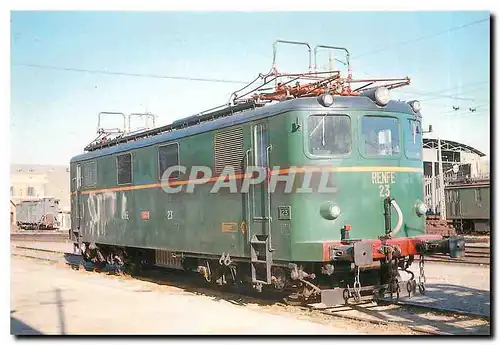 Cartes postales moderne Locomotora electrica num 3 Santa Fe Almeria