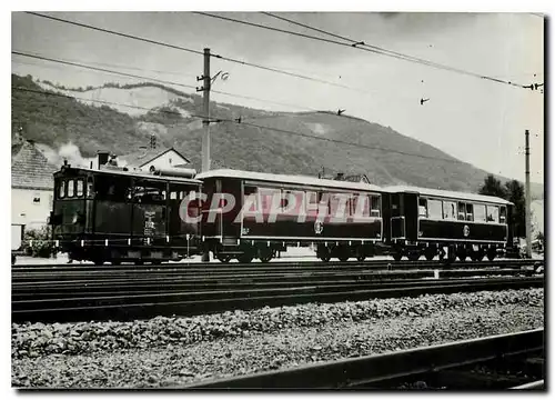 Moderne Karte Dampfstrassenbahnzug der Oberrheinischen Locomotive 102 BW 114 131