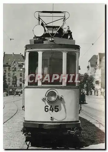 Cartes postales moderne Nurnberg Further Strassenbahn Tw 645 im Abstellgleis Maximillanstr