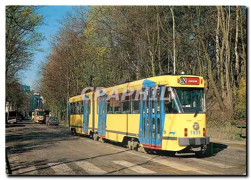 Cartes postales moderne Brussel Motrice rijtuig 7805 avenue Carsoel Iaan