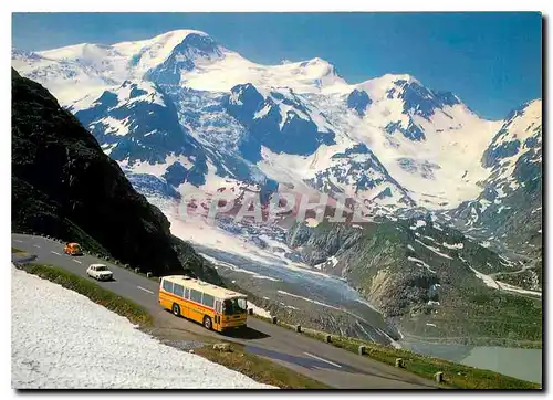 Moderne Karte Sustenpassstrasse Gwachtenhorn Tierberge Steingletscher