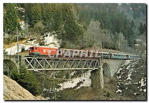 Cartes postales moderne Locomotive Ge 4 4 III 81 Davos Landquart