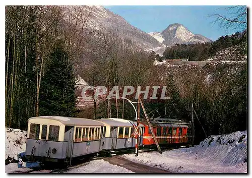 Cartes postales moderne Tram ABDe 4 4 3 B2 34 B2 32 ABDe 4 4 1 B2 33 B2 31 Verchiez