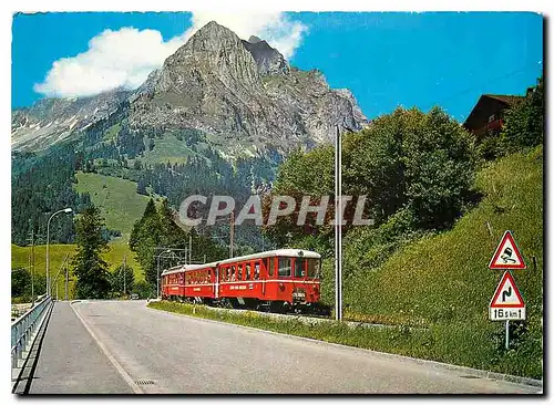 Moderne Karte Engelberg Luzern Stans Engelberg Bahn