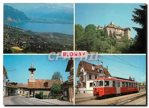 Moderne Karte Souvenir de Blonay