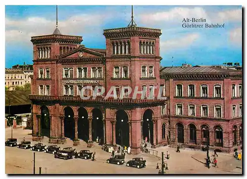 Moderne Karte Alt Berlin Gorlitzer Bahnhof