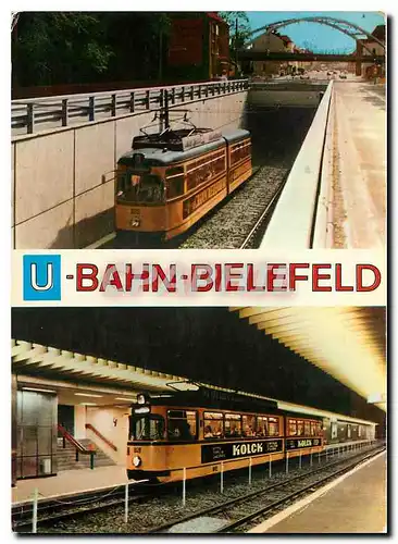 Cartes postales moderne Bahn Bielefeld Allemagne