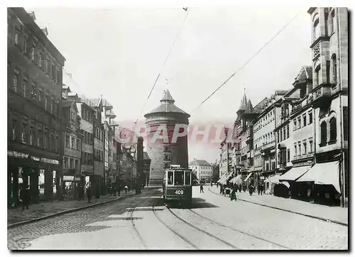 Moderne Karte TW 208   der Reihe N�rberg-F�rther  Strassenbahn