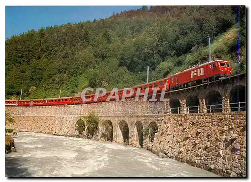 Cartes postales moderne A la Rh�ne pr�s de M�rek (Valais)