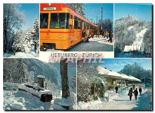 Cartes postales moderne Uetliberg 871 m � M im Winterzauber