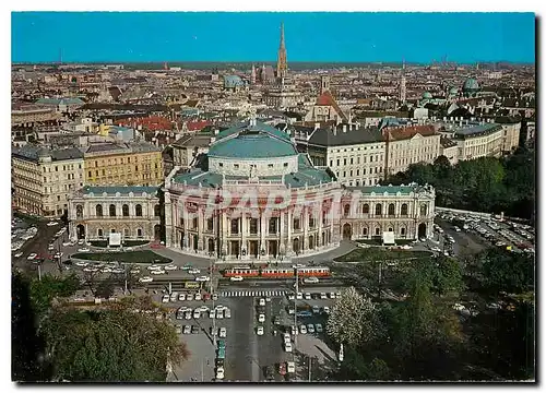 Moderne Karte Vienne - Le Burgtheater (Theatre imperial)