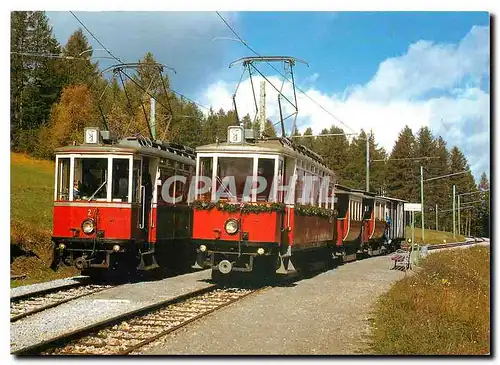 Cartes postales moderne Zwei Sonderzuge der Tiroler Museumsbahnen mit Triebwagen