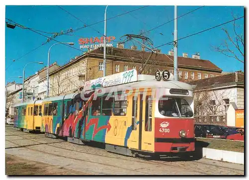 Moderne Karte Anlasslish des Jubilanaum  1�� Jahre Elektrisch in Wien