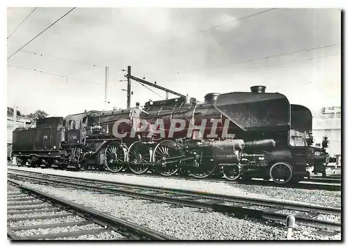 Cartes postales moderne SNCF -Dampfflokomotive 4/7  Typ 241 A 65