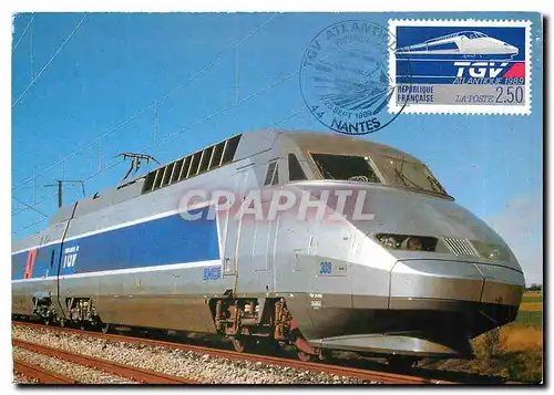 Cartes postales moderne SNCF T.G.V. ATLANTIQUE