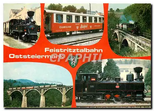 Moderne Karte Club U 44 Freunde d. Feistritztalbahn Fach 523 A-8011 Graz