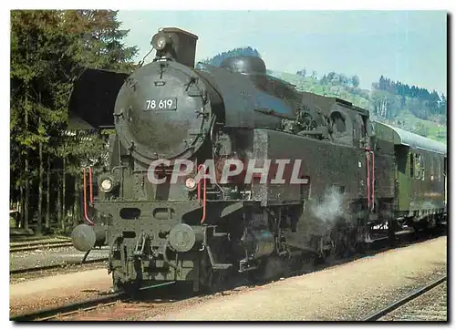 Moderne Karte Dampflokomotive 78.619  Achsfoige 3 C2t-h2