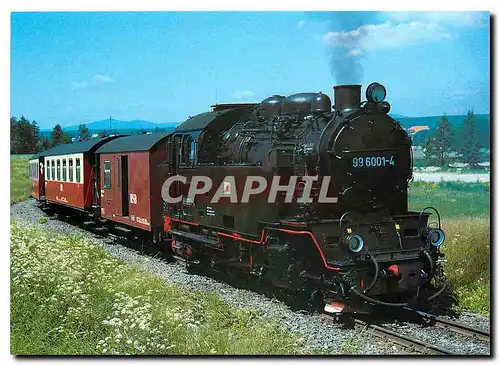 Cartes postales moderne Harze Schmaispurbahnen GmbH (HSB) Dampflokomotive