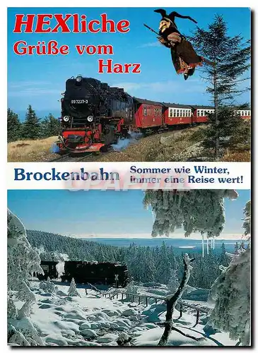 Cartes postales moderne Harzer Schmalspurbahnen GmbH - Friedrichsteasse 151 38855 Wernigerode