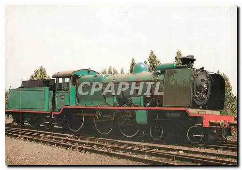 Cartes postales moderne Locomotive � vapeur type 7