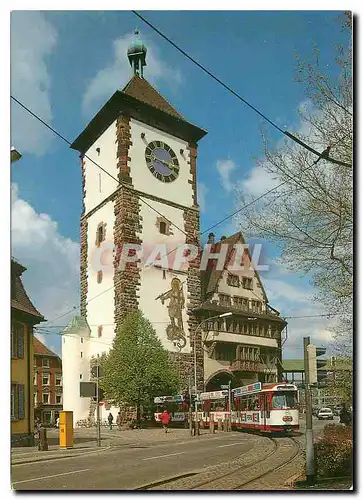 Moderne Karte Freiburg im Breisgau Schwabentor