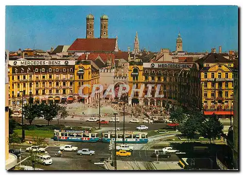 Cartes postales moderne Karlsplatz (stachus) mit Karistor