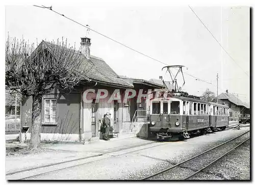 Cartes postales moderne Aus Teilen der zwei letzien Original-SLB-Motorwagen enistand