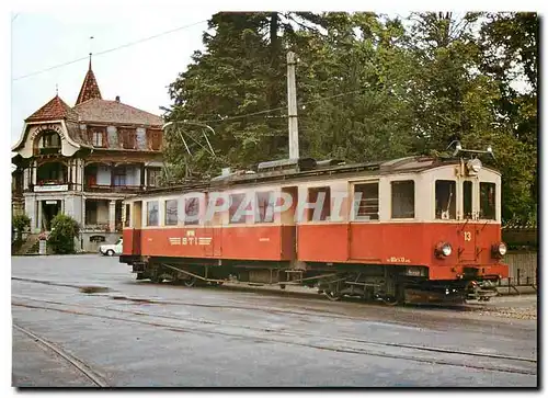 Moderne Karte BTI B2 24 (SIG 1918) war statt mit dem Bahnnamen nur mit den initialen beschriftet