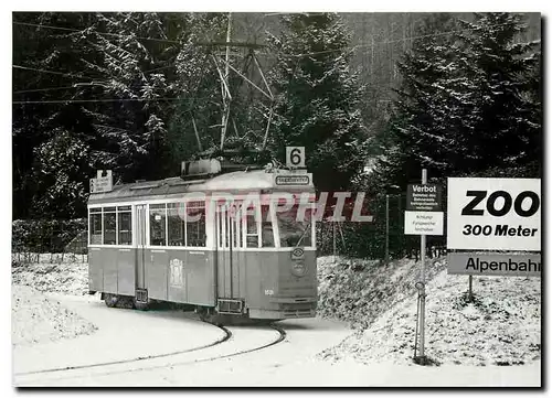 Cartes postales moderne Ausnahmsweise Gelangen leichte Vierachser bis nim Zoo wie VBZ Be 4/4 1531