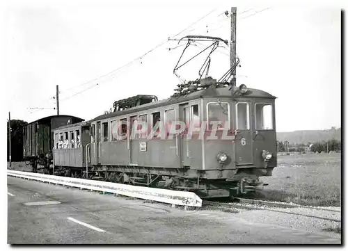 Cartes postales moderne So sahen die Zuge Langenthal-Melchanau jahrelang aus LMB Cfe 4/4 6+ C19+ Rollschemel neben der Z