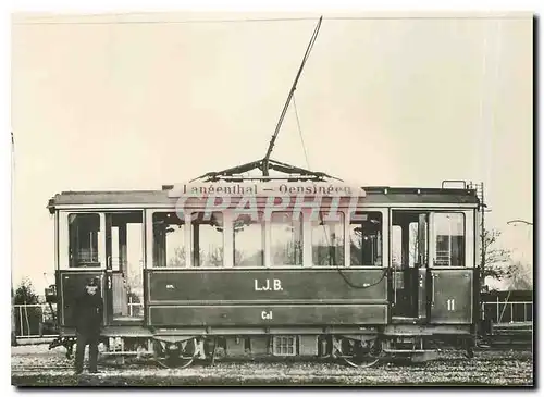 Cartes postales moderne Der fabrikneue Ce 2/2 11 der LJB in Niederbipp (Ring-hoffer/alioth) 1907  Archiv BBC