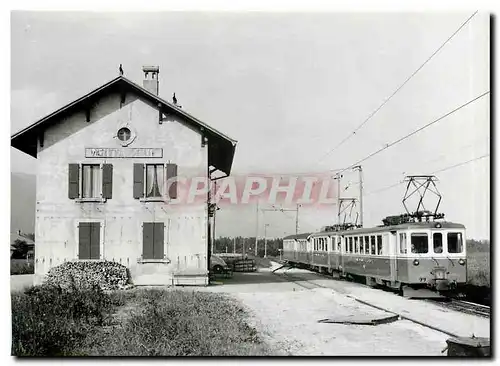 Cartes postales moderne Train pour Ste-Croix en gare de Baulmes 12.6.1965 . Photo J-L Rochaix