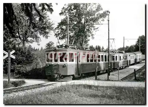 Cartes postales moderne Train pour Ste-Croix au d�part de Six-Fontaines 12.6.1965