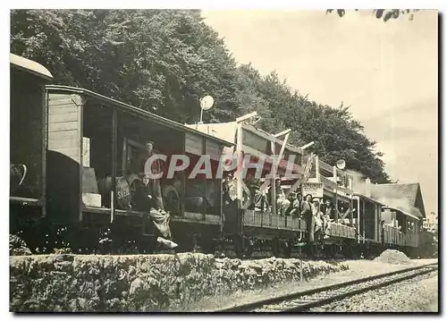 Moderne Karte Train d'�lectrification � Trois- Villes 1944 Collection J-L Rochaix