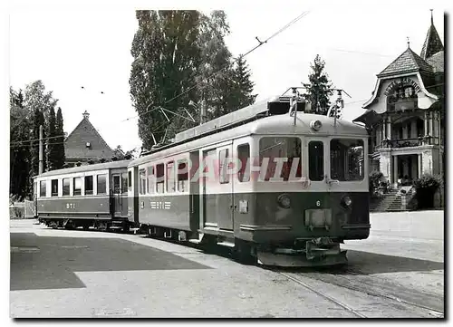 Moderne Karte En gare d'Anet(Ins) Bde 4/4 6 B4 31.22.7.1967. Photo J-L Rochaix