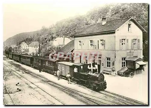 Moderne Karte Train � Waldenburg dans les ann�es 1820  Coll.VHS