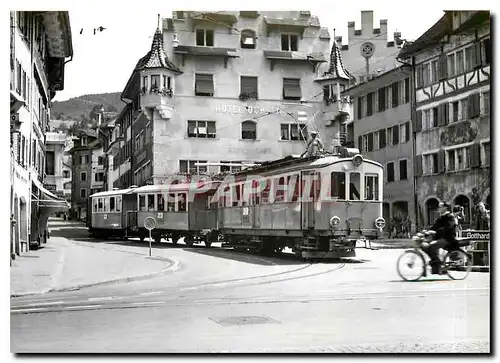 Cartes postales moderneZug  Kolinplatz. Vers 1950  Photo F. Stauble