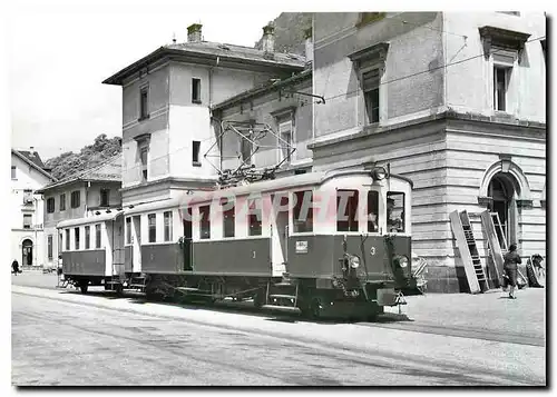 Moderne Karte ABFe 2/4 3 et B2 11 � Biasca.17.08.1959. photo J-C de Jongh