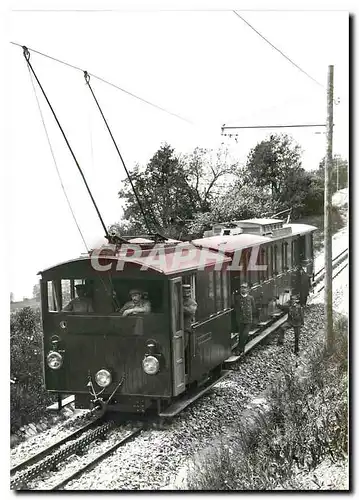Cartes postales moderne Train dans la rampe des passes a l'ouverture de la ligne