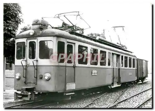 Moderne Karte Be 4/4 8 � Wohlen 15.8.1961  photo J-L. Rochaix