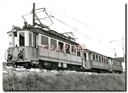 Moderne Karte Train pour wohlen apr�s franchissement de 14.9.1968  Photo J-F.Andrist