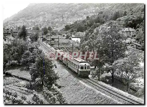 Moderne Karte Train pour Acquqrossa � malvagli-Rongie 30.7.1973  Photo J-C de Jongh