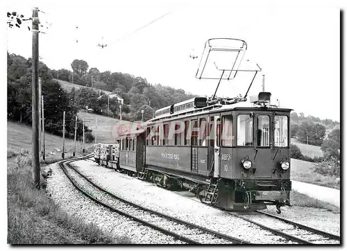 Moderne Karte Train mixte pour Nyon au Muids 24.7.1965. Photo M. Grandguillaume
