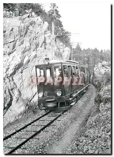Cartes postales moderne CFZe 4/4 11  pr�s de St-Cergue au d�but de l'exploit