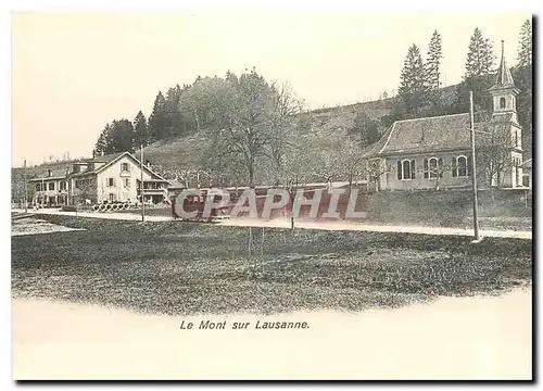 Cartes postales moderne Entre le petit Mont et Coppoz. Vers 1908. Coll.Dalimier
